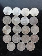 Lot van 19 zilveren tientjes en rijksdaalders, Ophalen of Verzenden, Zilver