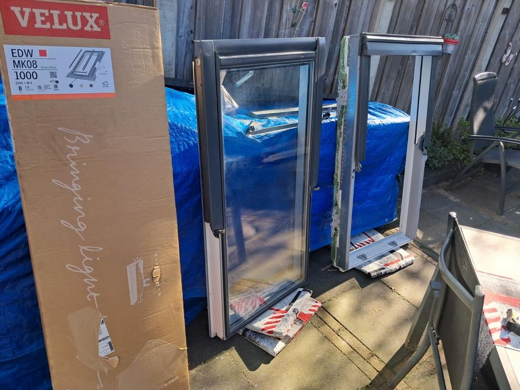 Velux GPL MK08 Dakraam Compleet, Ophalen, Gebruikt, 80 tot 120 cm, 120 tot 160 cm