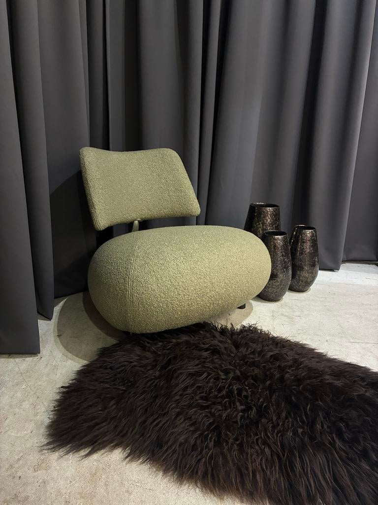 Leolux Pallone fauteuil - Nieuw in wol bouclé