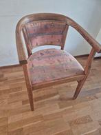 Vintage eikenhouten fauteuil jaren 30, Ophalen