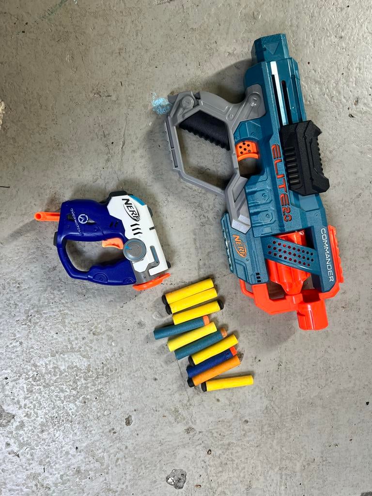 2 x Nerf pistool set met pijltjes, Ophalen, Gebruikt