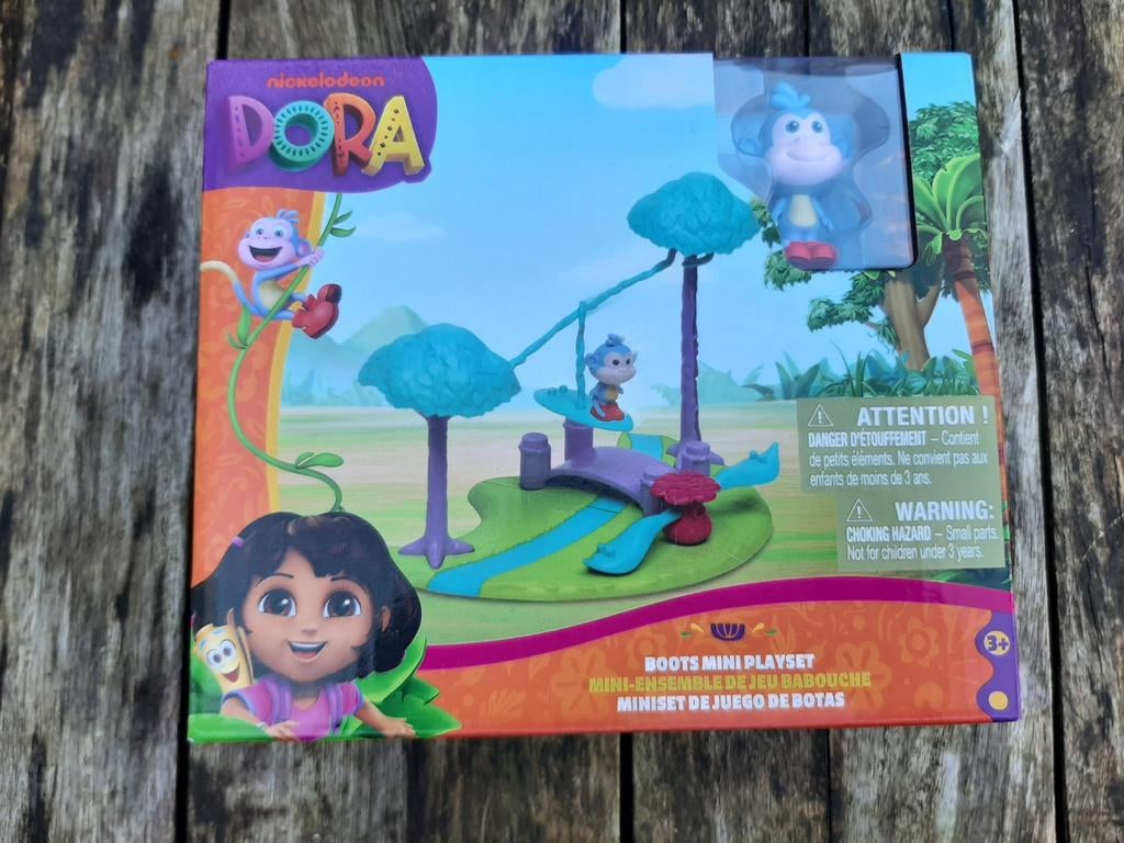 Dora mini speelset met boots nieuw, Ophalen of Verzenden, Nieuw