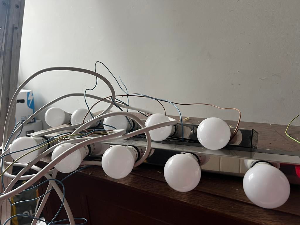 Theater lampen, Ophalen of Verzenden, Zo goed als nieuw, Metaal of Aluminium