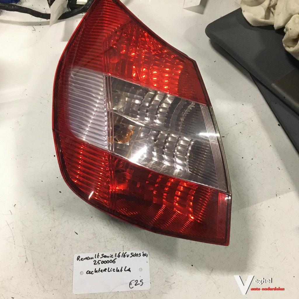 Renault scenic 1.6 16v 5drs 2004 Wagennr 2500006   Achterlic, Auto-onderdelen, Verlichting, Gebruikt, -, -, Ophalen of Verzenden