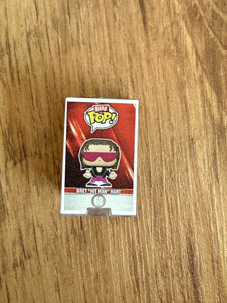 Bitty Pop! Bret "Hit Man" Hart WWE figuurtje, Ophalen of Verzenden, Zo goed als nieuw