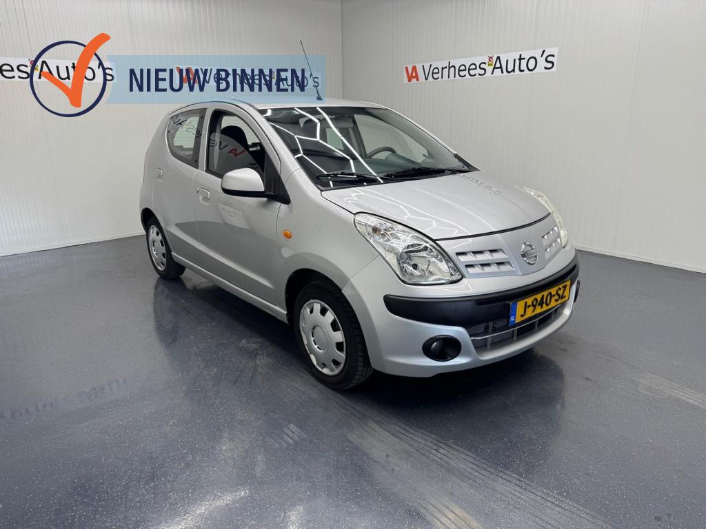Nissan Pixo 1.0 Look (bj 2011), Auto's, Keurmerk '100% Onderhouden', Euro 5, Stof, Gebruikt