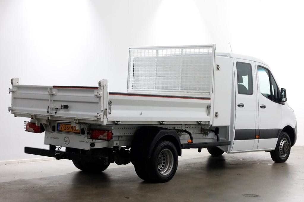 Mercedes-Benz Sprinter 515 CDI 150pk D.C. Kipper Airco/Trekh, Auto's, Gebruikt, 4 cilinders, 150 pk, Wit