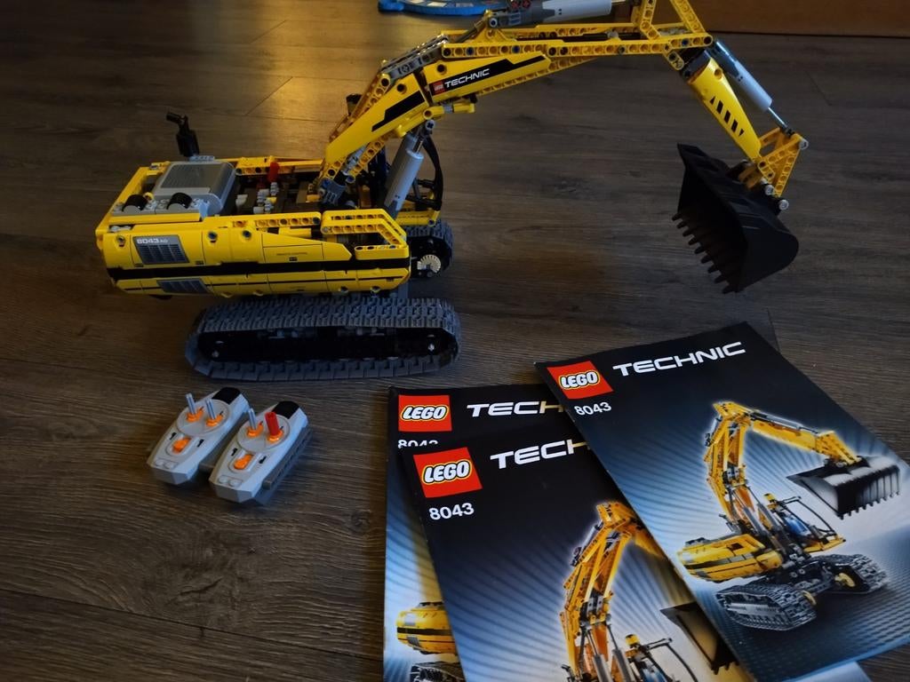 Mooie Lego technic graafmachine 8043, Ophalen of Verzenden, Zo goed als nieuw, Lego