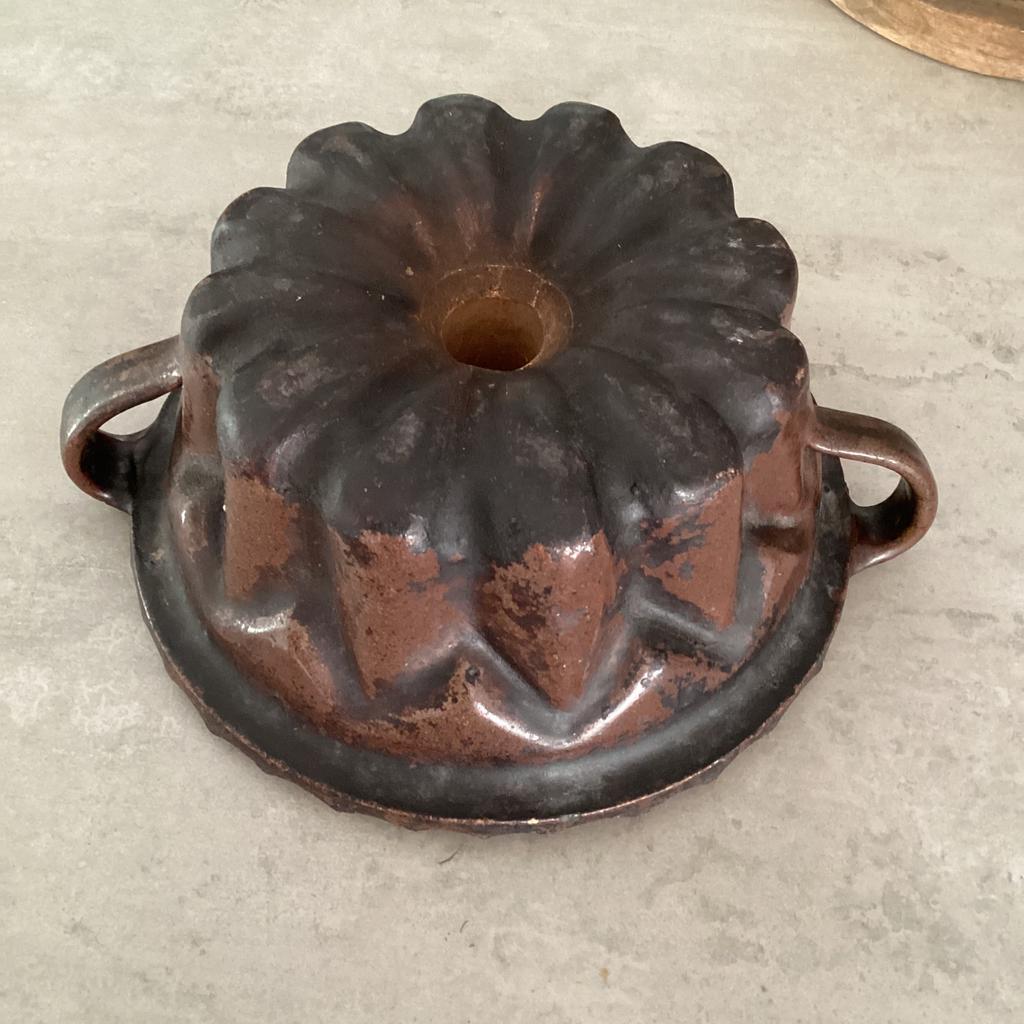 Grote brocante gave stenen franse tulbandvorm, Ophalen of Verzenden