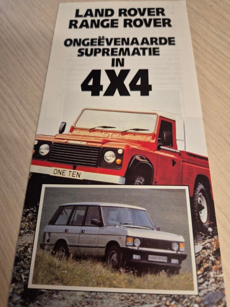 Jaren 80 Nederlands Range Rover Landrover 90 pick-up huif, Ophalen of Verzenden, Zo goed als nieuw, Overige merken