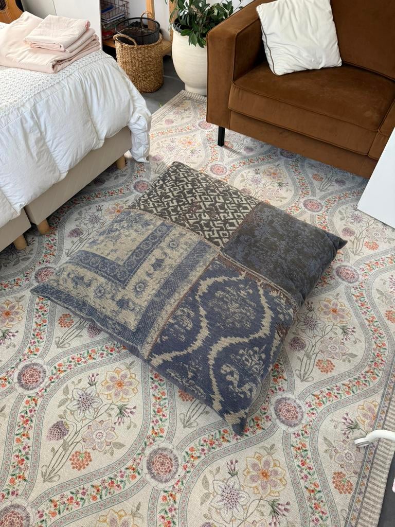 Groot kussen, Ophalen, Gebruikt, Groen, Vierkant