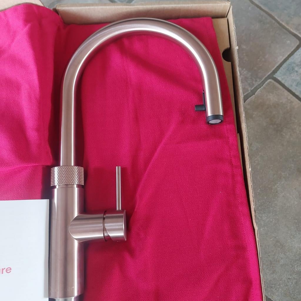 Quooker combi (plus) met flex round rose koper kraan nieuw., Ophalen, Minder dan 50 cm, Nieuw, Minder dan 25 cm