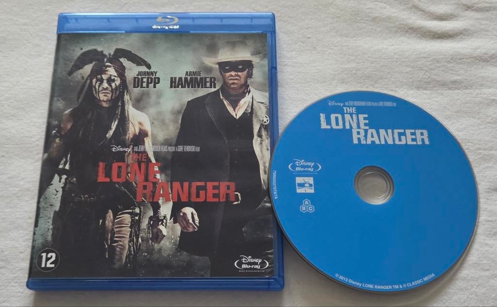 The Lone Ranger/Avontuur/Blu-ray/Walt Disney, Cd's en Dvd's, Blu-ray, Ophalen of Verzenden, Zo goed als nieuw, Muziek en Concerten