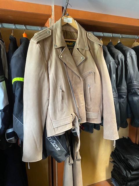 Motorjas leer kleur beige, Ophalen of Verzenden, Nieuw, Beige