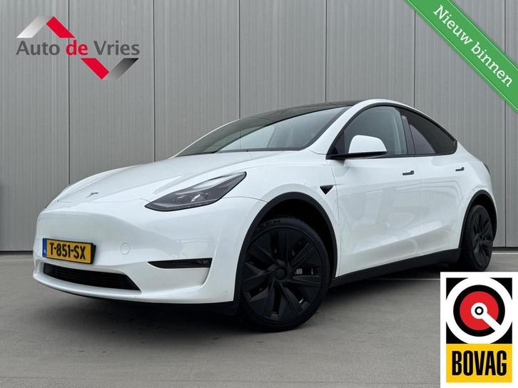 Tesla Model Y Long Range AWD 75 kWh|NL-Auto|Trekhaak, Auto's, Tesla, Bedrijf, Te koop, Model Y, 4x4, ABS, Adaptive Cruise Control