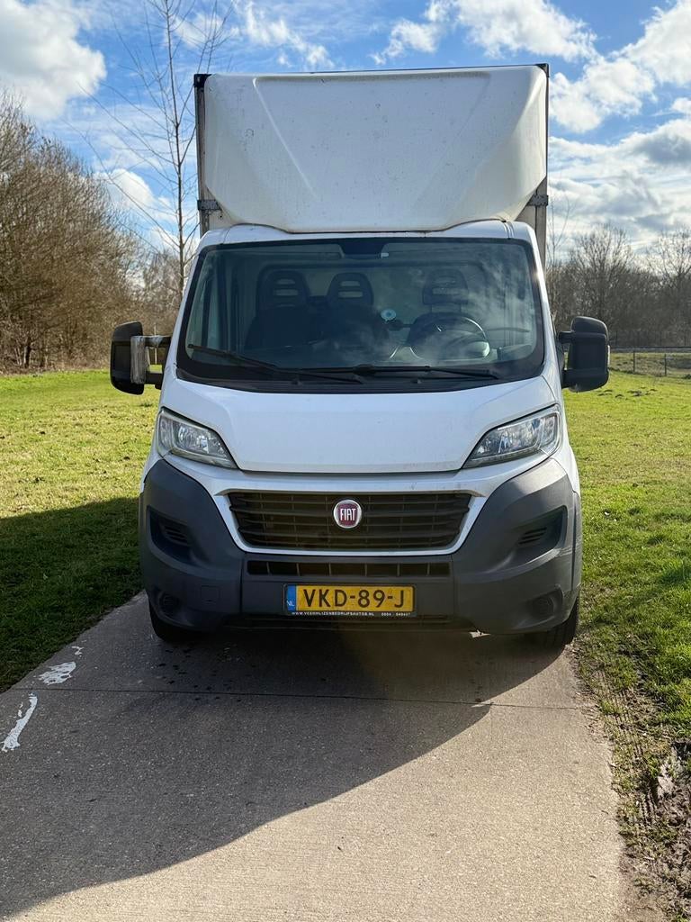 Fiat Ducato bakwagen met 2.3 MultiJet motor, Euro 6, 15 km/l, 2287 cc, Wit, Geïmporteerd