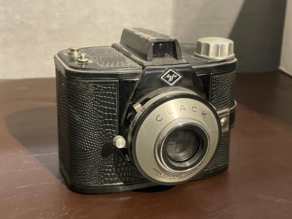 Agfa analoge camera Clack fotocamera, Ophalen of Verzenden, Gebruikt, Compact, Overige Merken