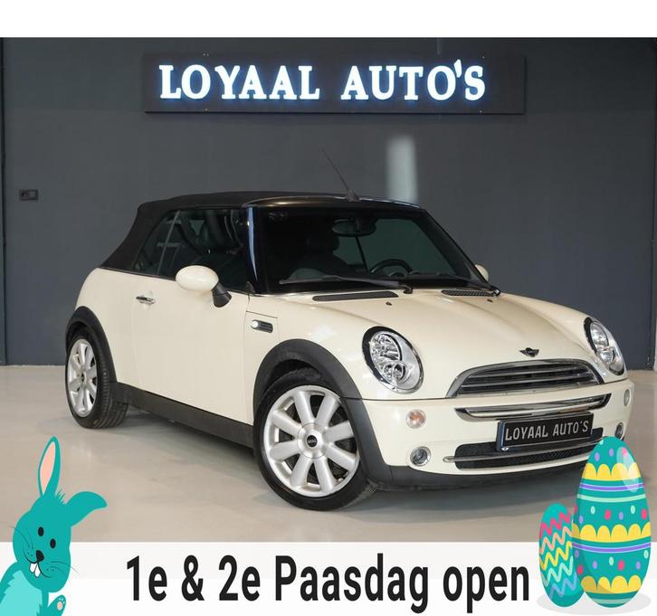 Mini Mini Cabrio 1.6 Cooper | CABRIO | AIRCO | STOELVERW. |, Auto's, Mini, Bedrijf, Te koop, Cabrio, ABS, Airbags, Airconditioning