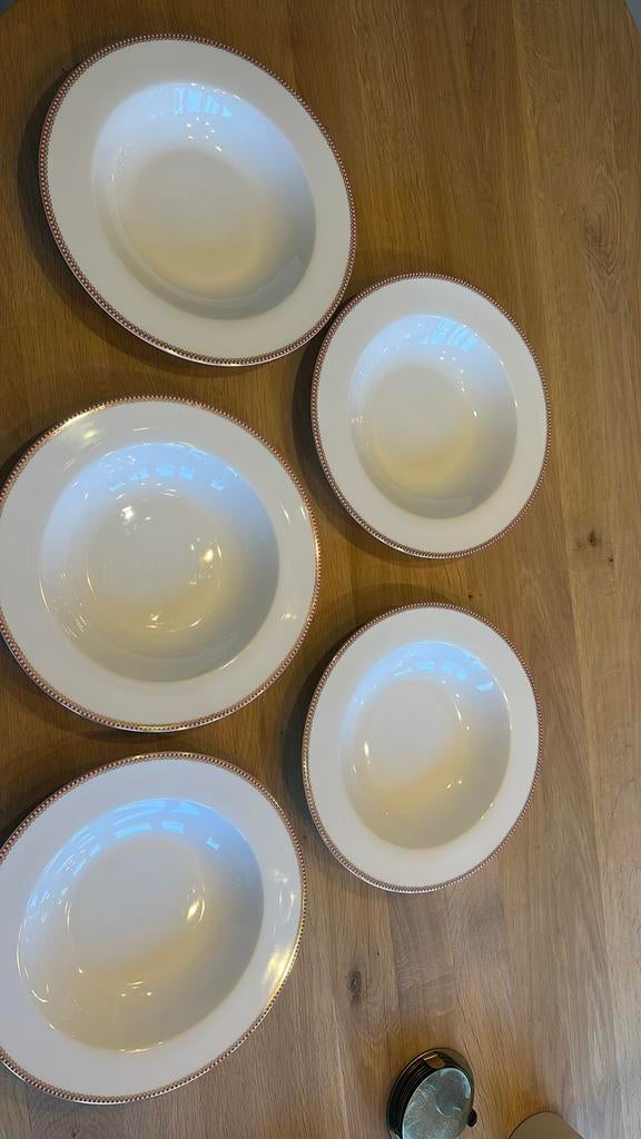 5 PiP Home diepe borden, Huis en Inrichting, Keuken | Servies, Gebruikt, Ophalen of Verzenden, Bord(en), Overige stijlen