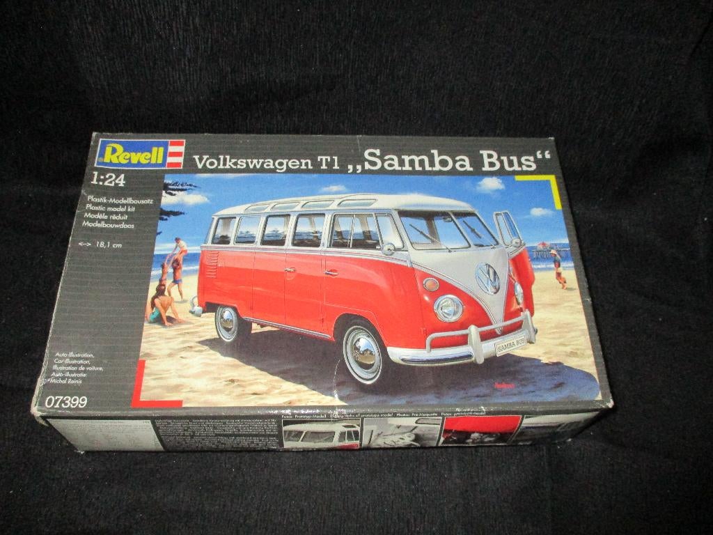 H-320,REVELL 1-24,NO,07399,Volkswagen T1 "Samba Bus", Overige merken, 1:32 tot 1:50, Overige typen, Nieuw