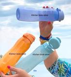 Tupperware Eco plus slim flessen set 3x 750ml met sportdop, Ophalen of Verzenden, Nieuw, Oranje, Overige typen