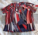 T-Shirt Fransiska ca maat 46 Rood Wit Blauw korte mouw, Maat 46/48 (XL) of groter, Ophalen of Verzenden, Zo goed als nieuw, Korte mouw