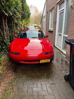 Mazda MX-5 1.6 Miata U9 1990 Rood, Auto's, Mazda, Achterwielaandrijving, 4 cilinders, Cabriolet, Handgeschakeld