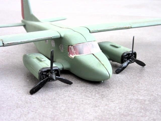 Vliegtuig Dornier Skyservant DO28 Matchbox 1974 met stickers, Ophalen of Verzenden, Nieuw, 1:72 tot 1:144, Overige merken