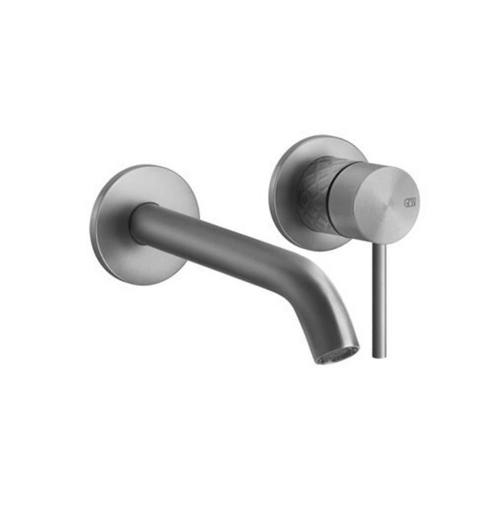 Gessi Intreccio Wastafelmengkraan - Geborsteld Messing PVD, Doe-het-zelf en Verbouw, Sanitair, Ophalen, Nieuw, Koper, Kraan