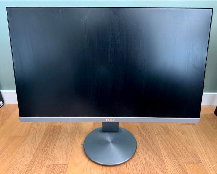 AOC 24 LCD Monitor I2490PXQU IPS, Computers en Software, Monitoren, Gebruikt, 60 Hz of minder, DisplayPort, HDMI, VGA, Ingebouwde speakers