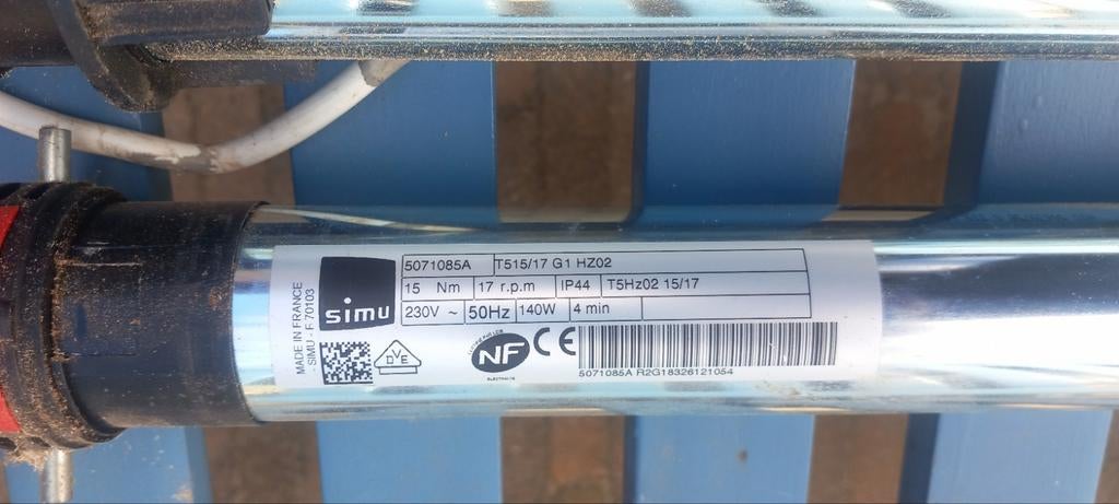 3  simu motoren gebruikt maar nog goed, Ophalen of Verzenden, Wit, Minder dan 100 cm, Minder dan 100 cm