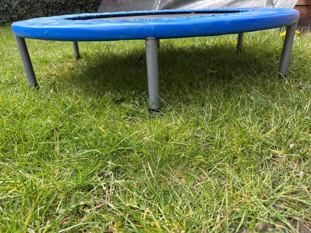 Trampoline blauw 1 meter doorsnee, Ophalen