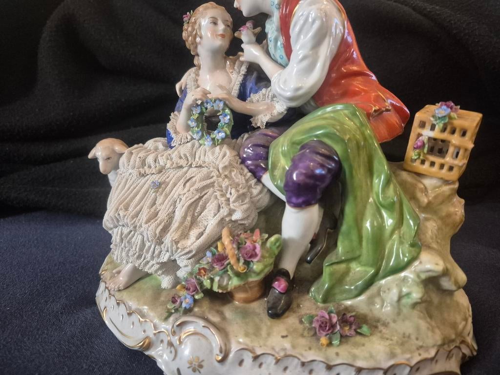 Capodimonte porselein beeld, Ophalen of Verzenden