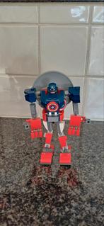 Lego Marvel Captain America Mech met minifiguur, Ophalen of Verzenden, Zo goed als nieuw, Complete set, Lego