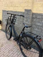 Cortina fiets met voordrager - Zwart - 28 inch, Fietsen en Brommers, Fietsen | Dames | Damesfietsen, 53 tot 56 cm, Ophalen, Gebruikt