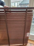 Houten jaloezie van Veneta in donker eiken met ladderband, Ophalen, Nieuw, 100 tot 150 cm, 100 tot 150 cm
