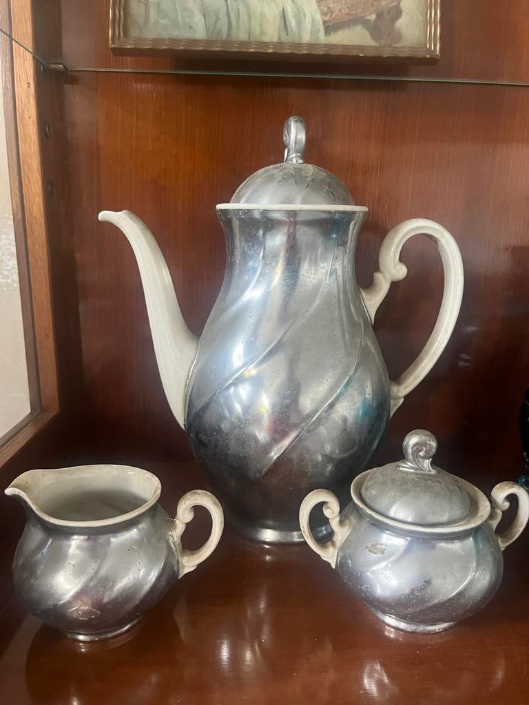 Art nouveau thee setje, Ophalen of Verzenden