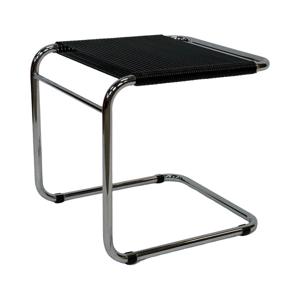 Vintage Knoll Kruk Stijl Bauhaus Chroom Buisvormig jaren 70, Huis en Inrichting, Stoelen, Gebruikt, Eén, Metaal, Vintage