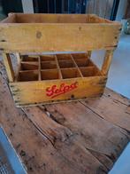 Houten Selpa flessenkrat, Ophalen