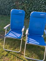 Twee stoelen wildebeast, Caravans en Kamperen, Ophalen, Gebruikt, Campingstoel