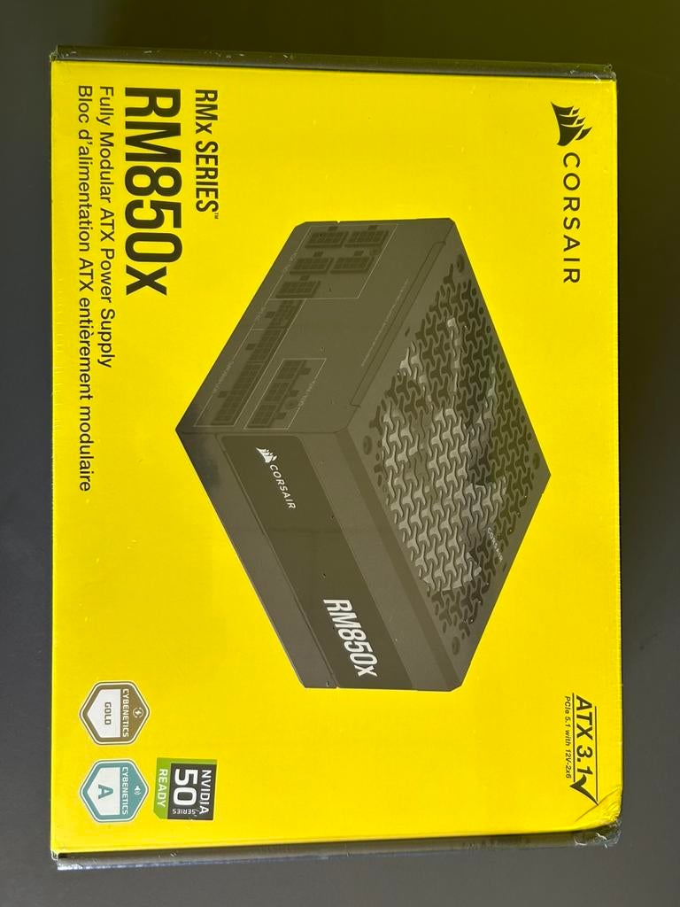 Corsair RM850x PSU 850W Gold – Nieuw Geseald, Ophalen of Verzenden, Nieuw