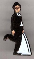 Charly Chaplin PIN ( BLAD3_358 ), Verzenden, Zo goed als nieuw, Transport, Speldje of Pin