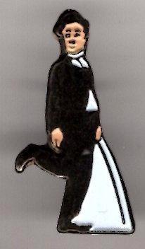 Charly Chaplin PIN ( BLAD3_358 ), Verzamelen, Speldjes, Pins en Buttons, Zo goed als nieuw, Speldje of Pin, Transport, Verzenden