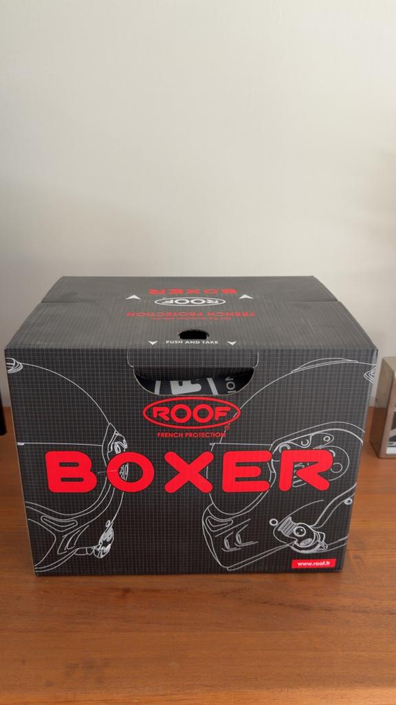 Roof Boxer motorhelm mat zwart, Ophalen of Verzenden, Nieuw met kaartje, Systeemhelm, Overige merken