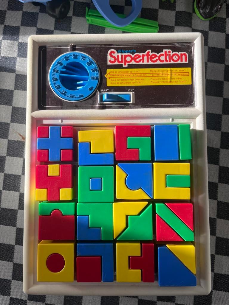 Jaren 70 puzzle spel superfection, Hobby en Vrije tijd, Gezelschapsspellen | Bordspellen, Ophalen of Verzenden, Gebruikt