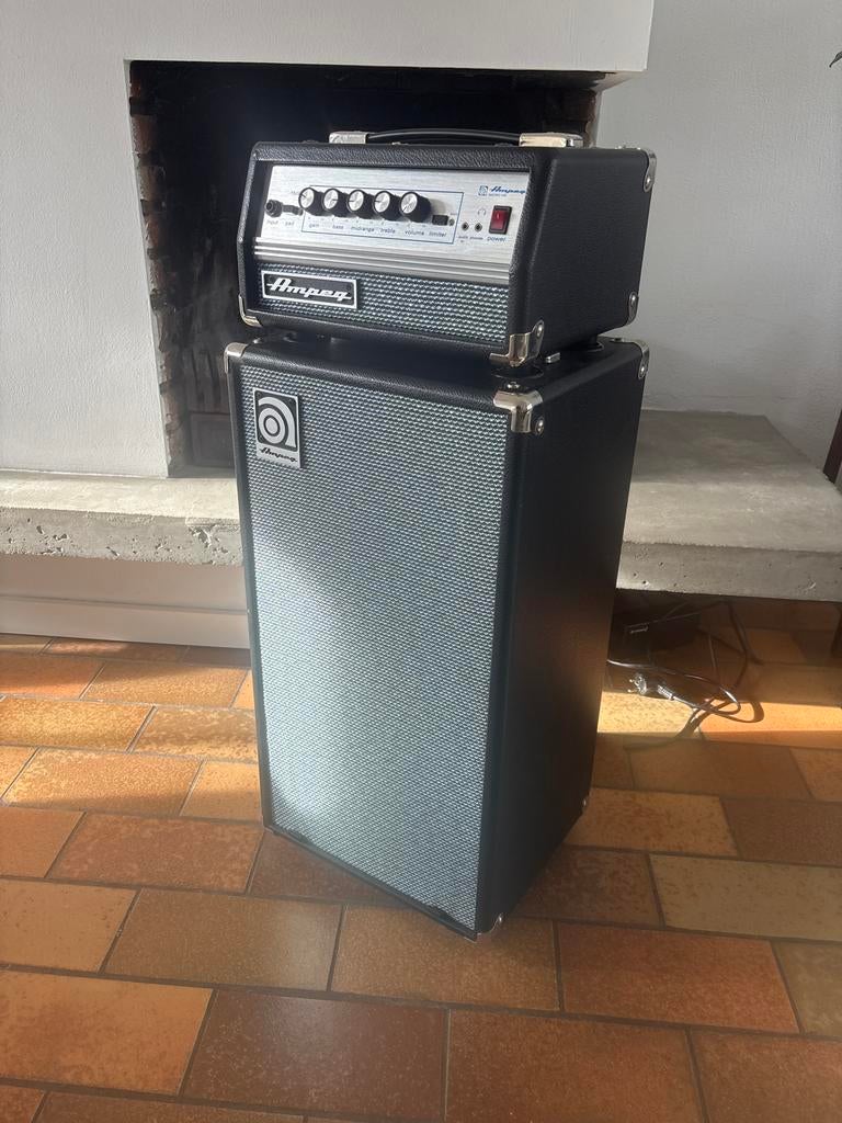 Ampeg Micro VR Head & SVT-210AV  - versterker & speakerkast, Muziek en Instrumenten, Versterkers | Bas en Gitaar, Zo goed als nieuw
