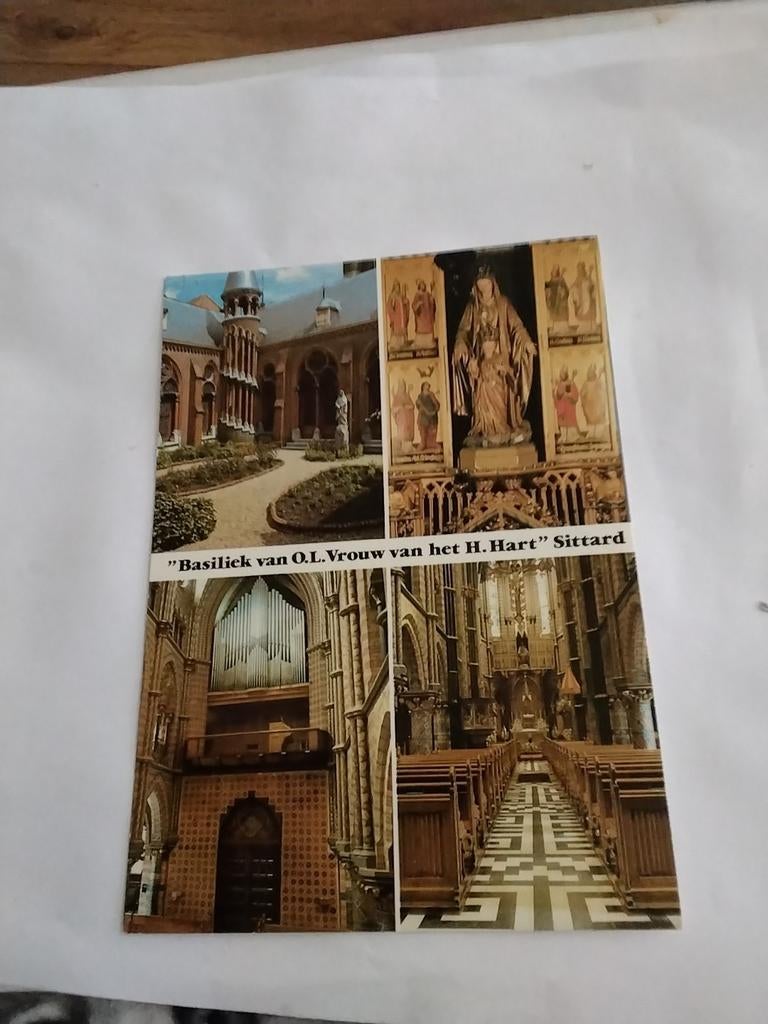 SITTARD. "BASILIEK VAN O.L. VROUW VAN HET H. HART", Verzamelen, Ansichtkaarten | Nederland, Ophalen of Verzenden, Voor 1920, Limburg
