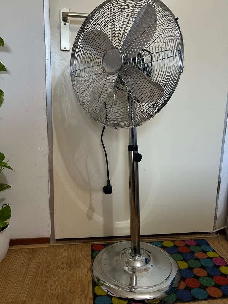 Statief Ventilator, RVS, merk (Bestron)Z.G.A.N, Ophalen of Verzenden, Zo goed als nieuw, Statiefventilator