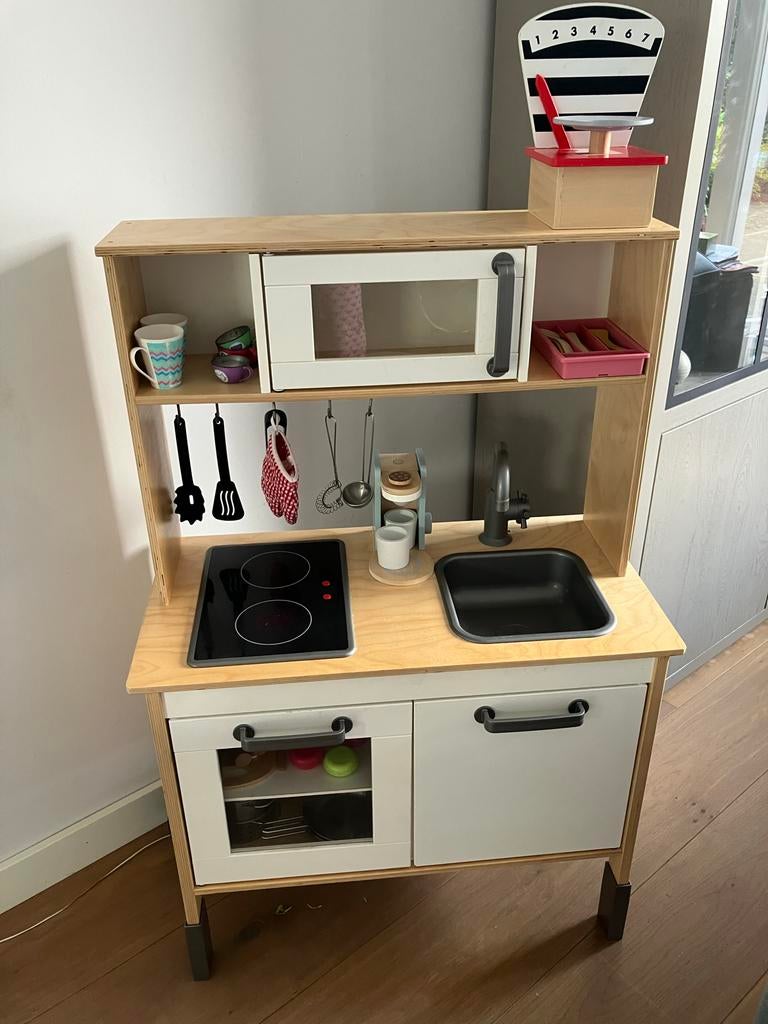 IKEA Speelkeuken met uitgebreide accessoires set, Kinderen en Baby's, Speelgoed | Speelkeukens, Ophalen, Gebruikt, Hout, Speelkeuken