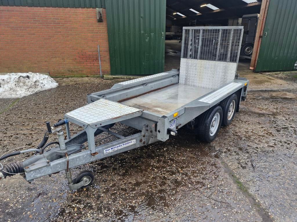 Ifor williams machinetransporter 2700kg, Ophalen, -, Zo goed als nieuw, -
